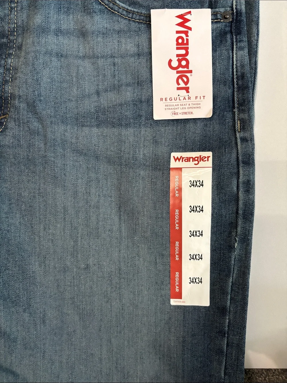 Wrangler Light Blue Straight Leg Jeans